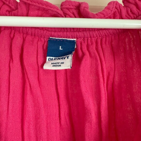 Old Navy Pink Short Sleeve Dress - Picture 2 of 6